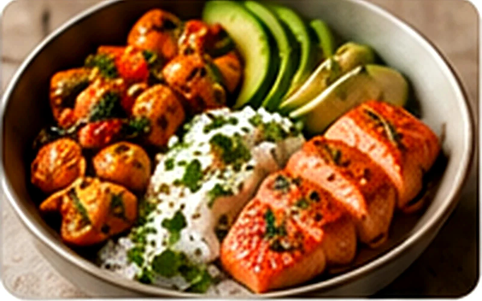 High-Protein Salmon Bowl